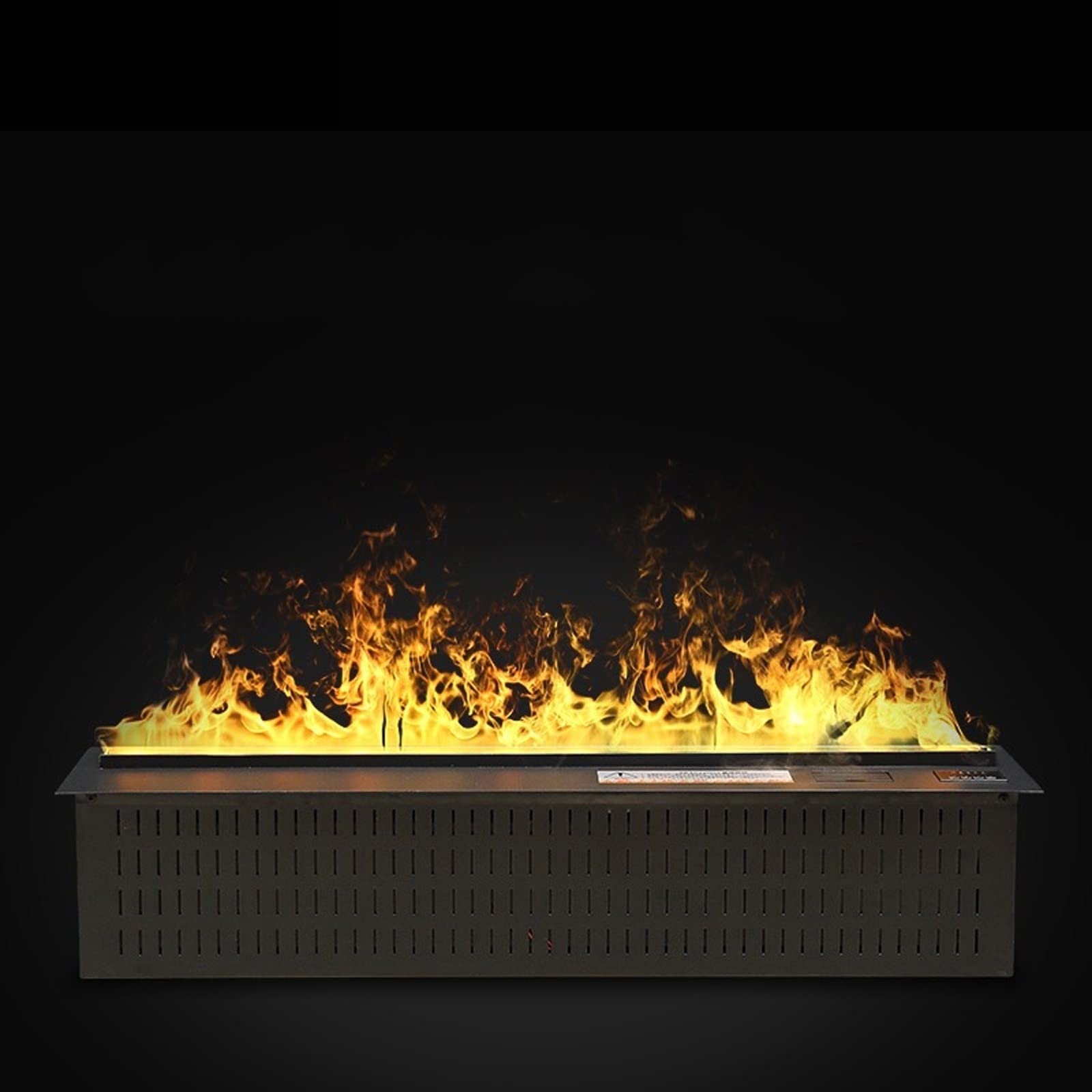 3D Simulation Flame Electric Fireplace with Adjustable Flame & Remote Control - Recessed Steam Humidifier for Cozy Home Heating & Relaxing Ambience - Perfect for Living Rooms, Bedrooms & Offices