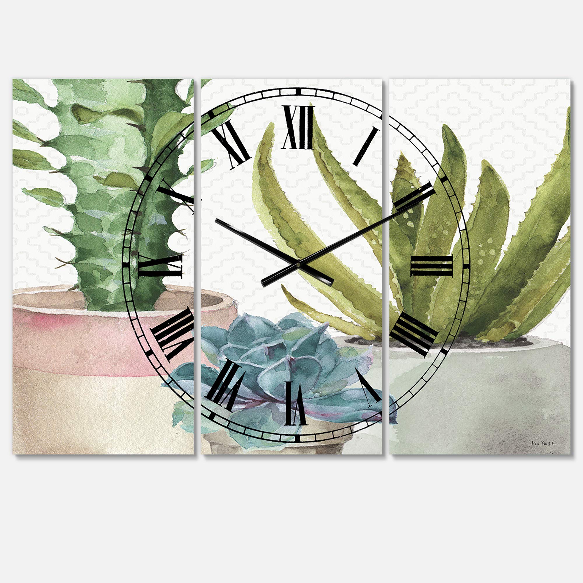 Designart Sea Turtle Wall Art Round Metal Clock - Coastal Decor for Living Room, Bedroom, Office | Nautical Themed Home Decor & Unique Wall Clock Gift Idea