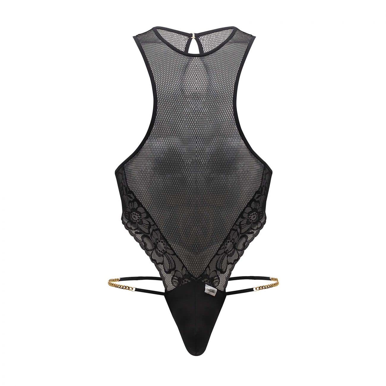 CandyMan Fashion Men's Singlet Body Lingerie Underwear - Comfortable & Breathable for Sleepwear, Loungewear & Intimate Wear