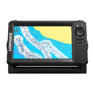 Lowrance Eagle Eye™ 9 Live Fish Finder with Wide-Angle Transducer & C-MAP® Inland Charts - Perfect for Freshwater Fishing and Boat Navigation
