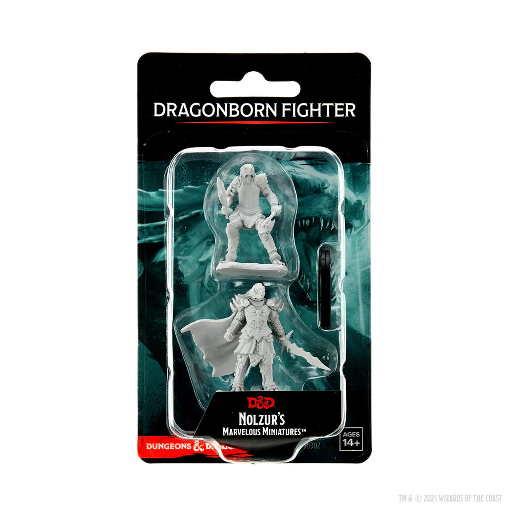 Dragonborn Fighter Action Figure - Collectible D&D Miniature for Tabletop RPG & Fantasy Gaming - Perfect for Dungeons & Dragons Enthusiasts & Role-Playing Game Fans