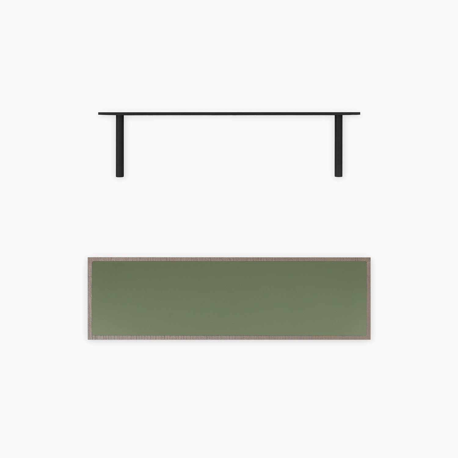 Aksel Inlay Hatch Grey Rustic Floating Shelf - Handmade Wood Wall Shelf for Living Room, Kitchen, Bathroom Decor - Perfect for Displaying Books, Plants & Home Decor Items