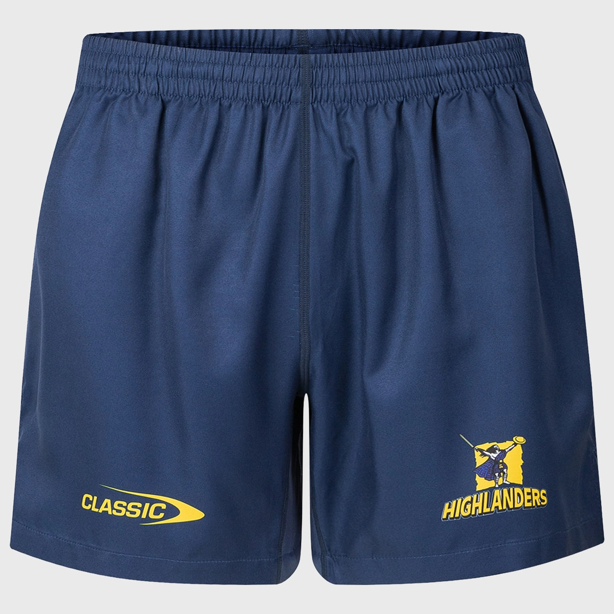 Highlanders Super Rugby Performance Gym Shorts for Men - Classic Navy Blue Athletic Shorts 2025 - Perfect for Training, Workouts & Casual Wear
