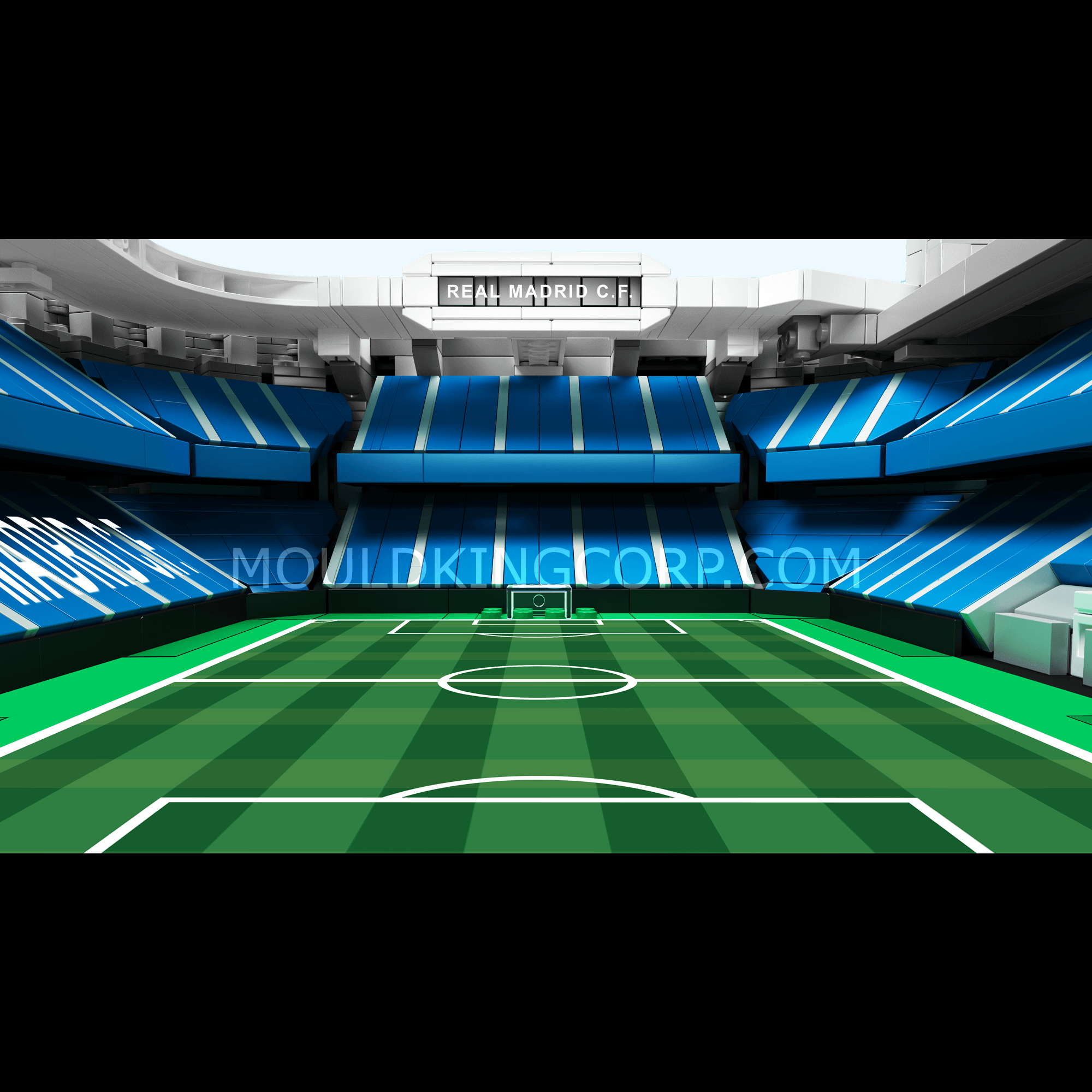 Mould King 22026 Bernabéu Stadium Model Building Set - 4,266 Piece Real Madrid Football Stadium Bricks for Adults & Teens | Perfect for Collectors, Home Decor, and Soccer Fans Gift Idea