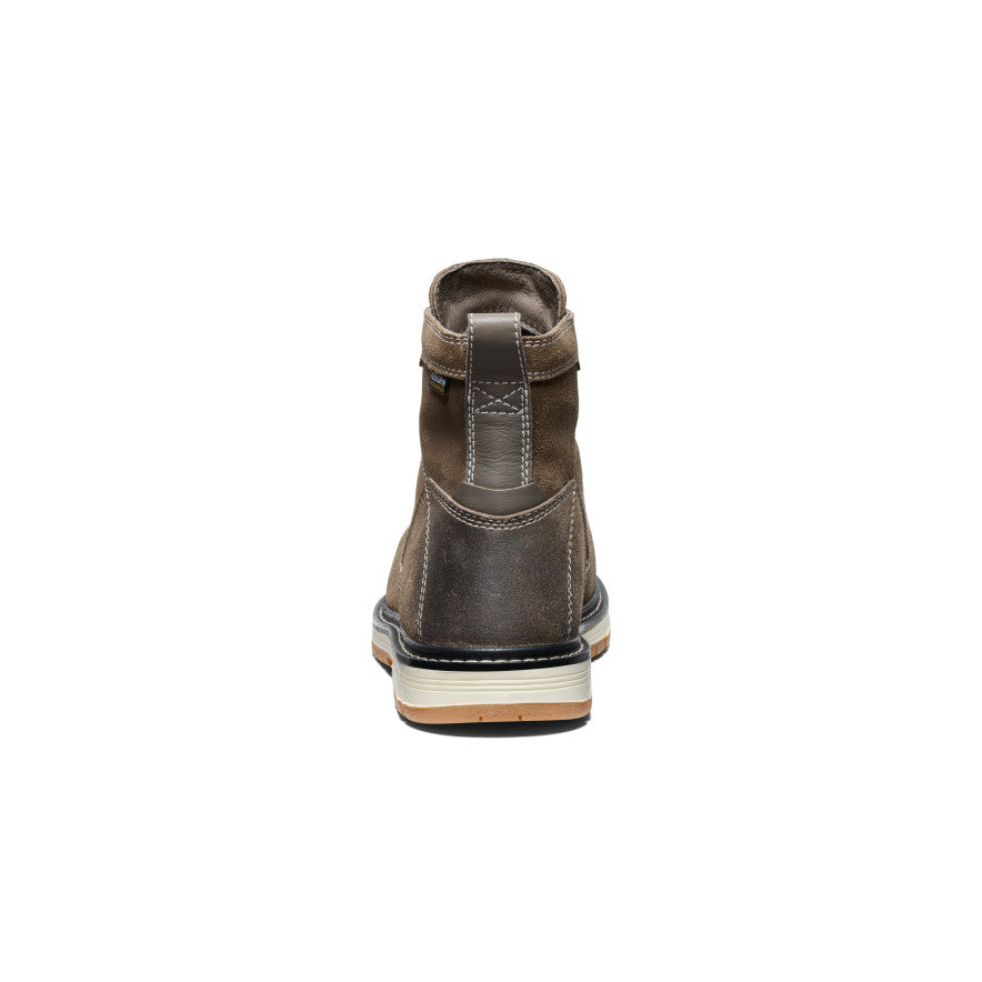 Waterproof Women's San Jose 6 Aluminum Toe Work Boots with 90° Heel - Steel Grey/Gum - Perfect for Construction, Outdoor Work & Winter Weather