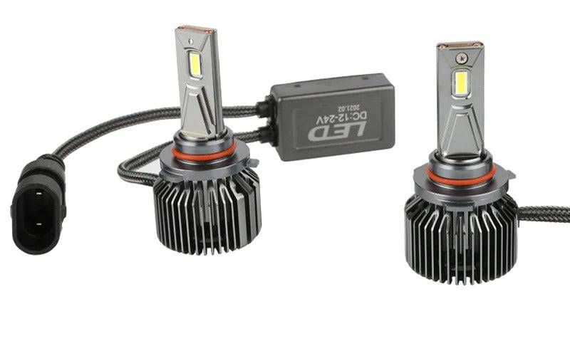 H11 LED Bulbs 6500K Pure White - H8 H9 Low Beam LED Light Bulbs - Plug and Play Halogen Replacement with Turbo Fan - Pack of 2 - Perfect for Car Headlights, Fog Lights & Off-Road Vehicles