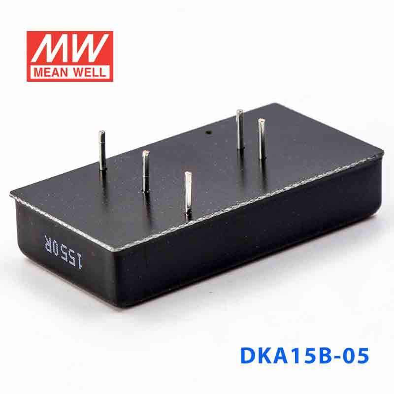 Mean Well DKA15B-05 DC-DC Converter 15W 18-36V Input ±5V Output - Power Supply for Industrial Automation, LED Lighting & Telecom Equipment