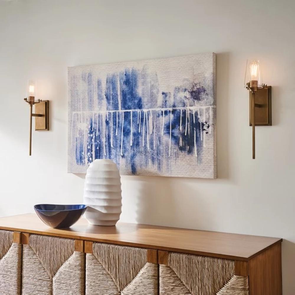 Zac 1 Light Wall Sconce - Modern LED Wall Light Fixture for Bedroom, Living Room & Hallway - Dimmable Indoor Lighting with Easy Installation