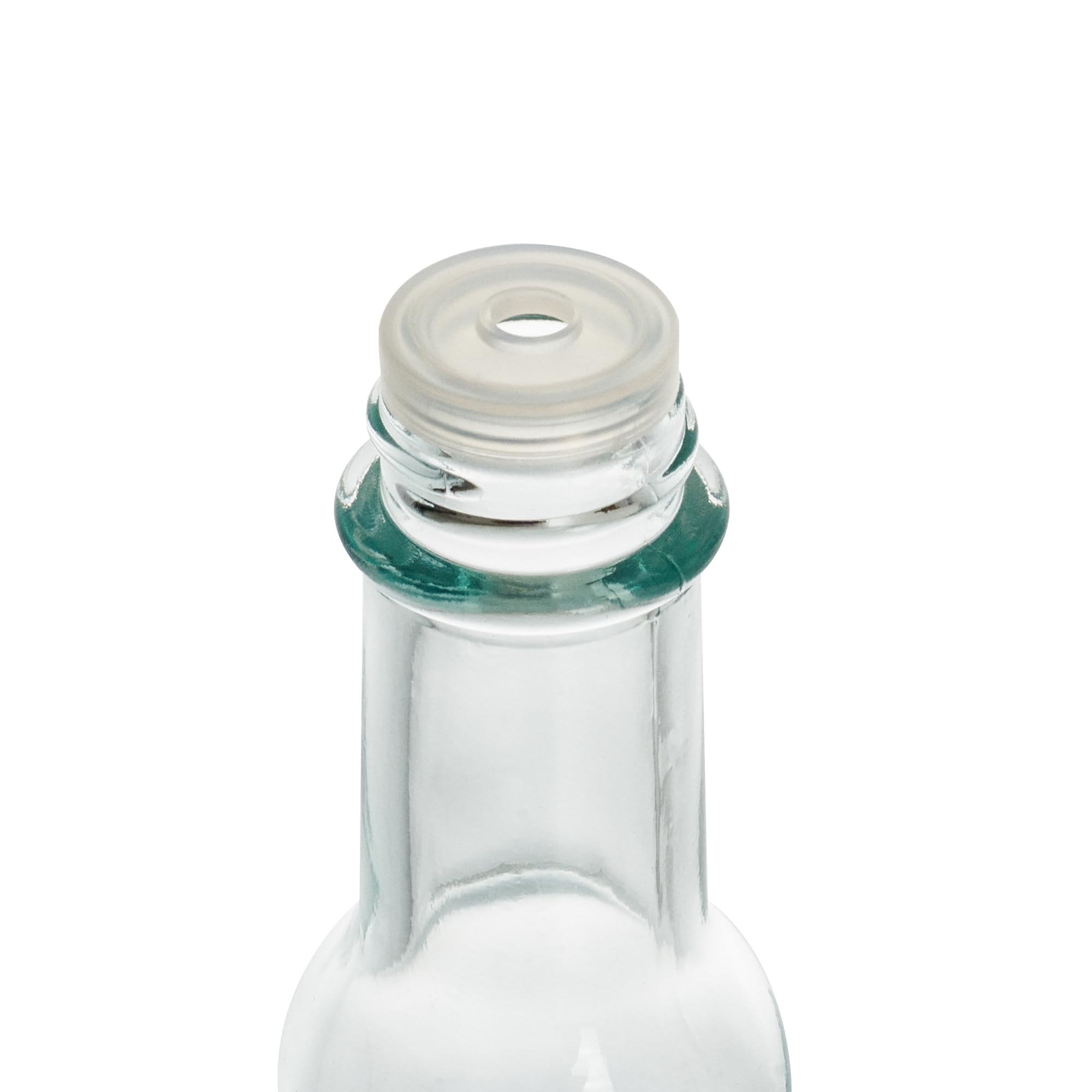 **Vetri 3 oz Clear Glass Woozy Bottles (10-Pack) with Black Caps – Dishwasher Safe & Durable Empty Sauce Bottles for Hot Sauce, BBQ, Salad Dressing, Oil, Tinctures – Perfect for Restaurants, Catering & Home Kitchens**