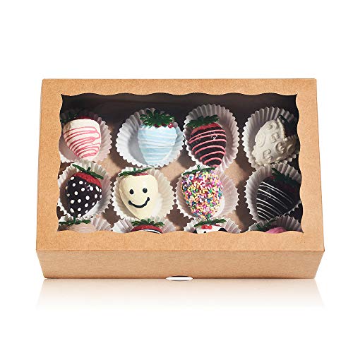 Natural Brown Kraft Cookies Boxes