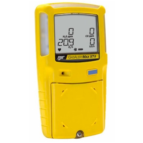 BW GasAlert Max XT II XT XWHM Y NA Portable Gas Detector - Multi-Gas Monitor for Industrial Safety, Confined Space Entry & Leak Detection