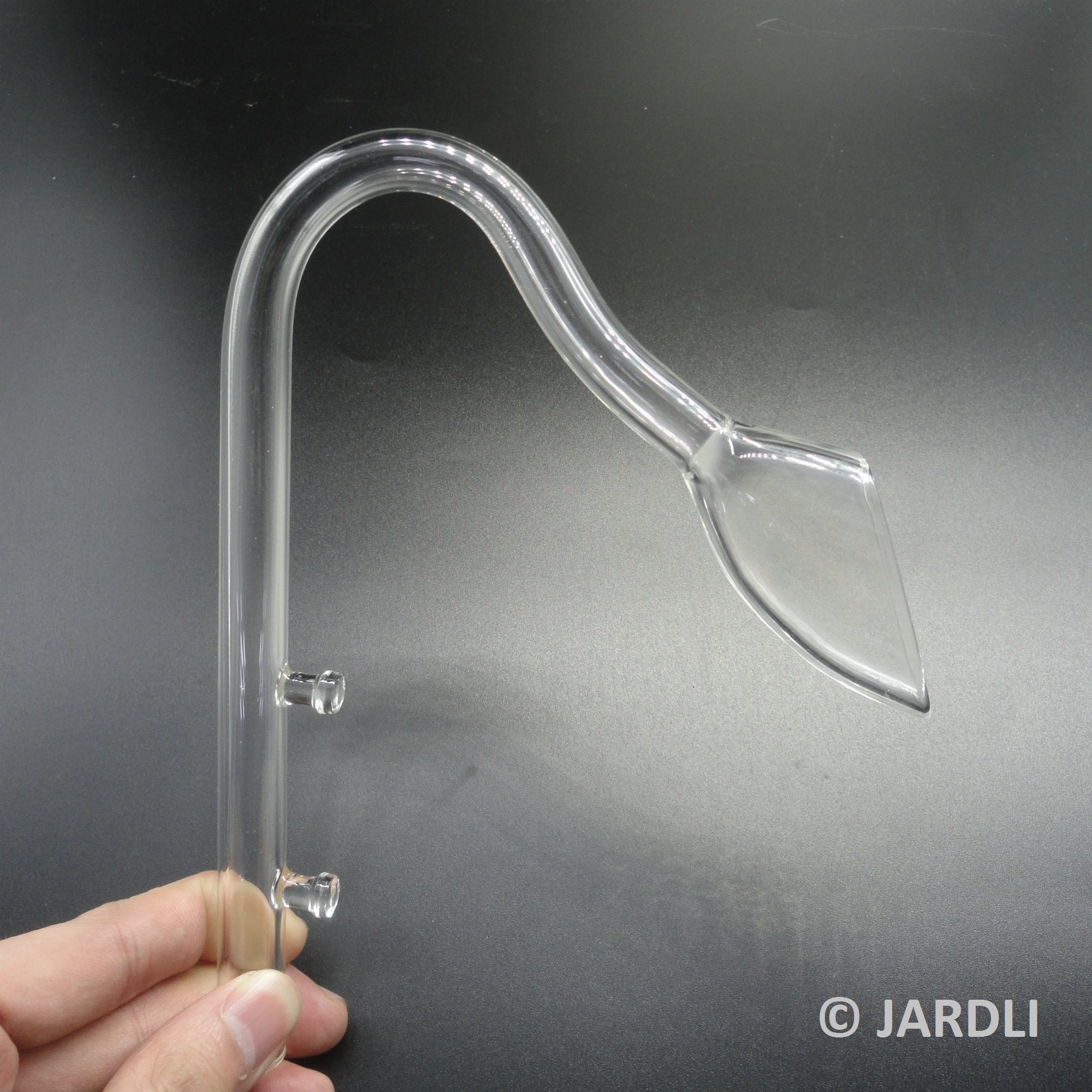 Premium Glass Violet Pipe Outflow for Aquarium - 13mm for 12/16mm (1/2