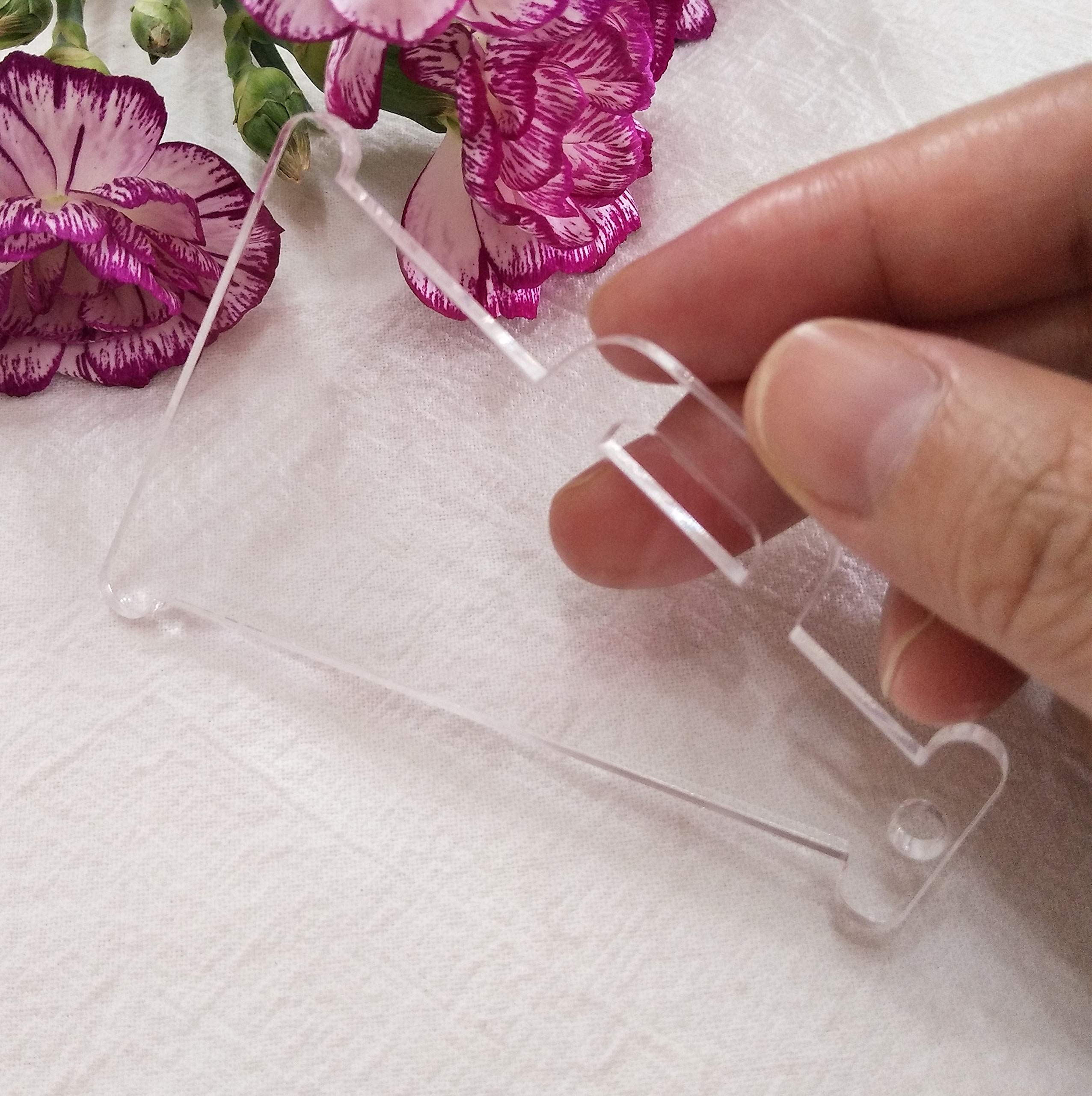 Custom Clear Acrylic Keychains - 3 Inch Blank Megaphone Keychain Charms for DIY Crafting, Personalized Gifts, and Party Favors - Perfect for Promotions, Events, and Souvenirs