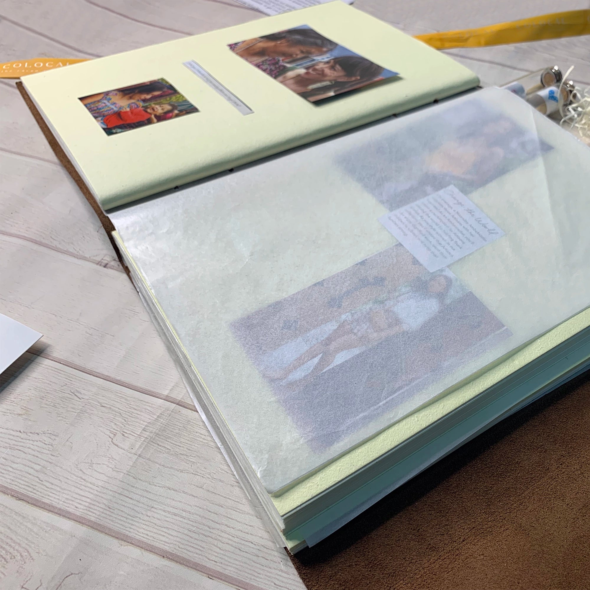 Premium Large Photo Album Scrapbook - 12x12 Inch Extra Big Size for Wedding, Baby, Family Memories - Archival Safe Acid-Free Pages