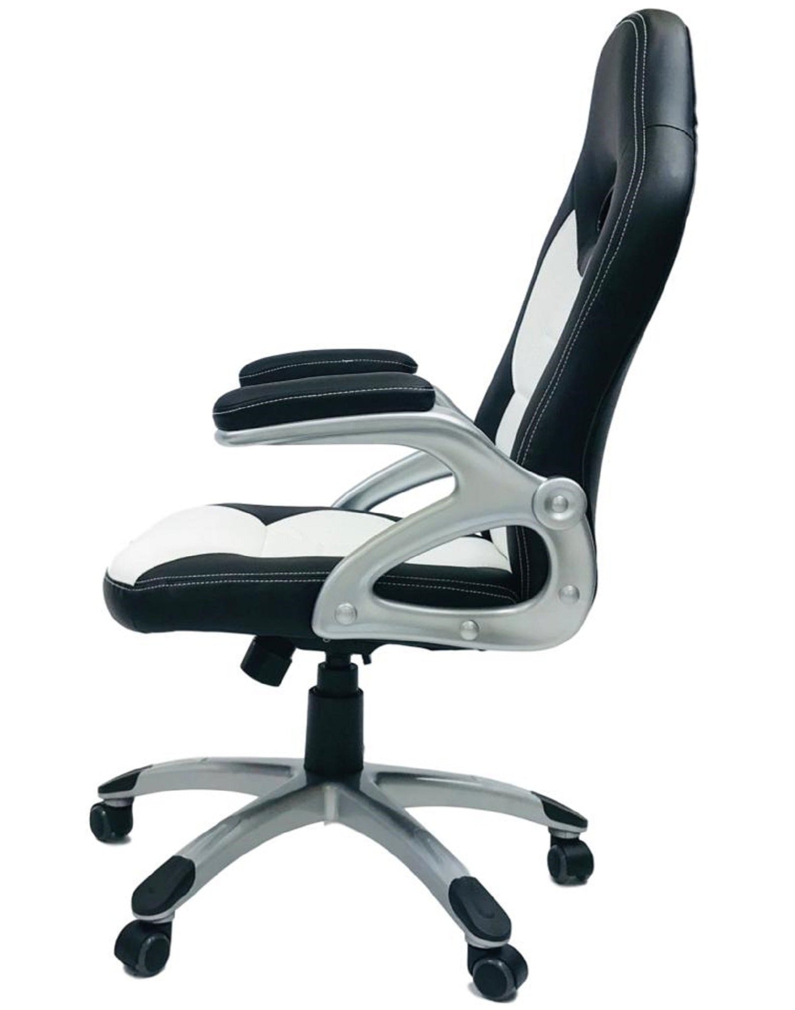 HAWK SERIES 2741 Ergonomic Gaming Chair - White & Black - Comfortable PC Gaming Chair for Long Hours - Perfect for Esports, Streaming & Home Office