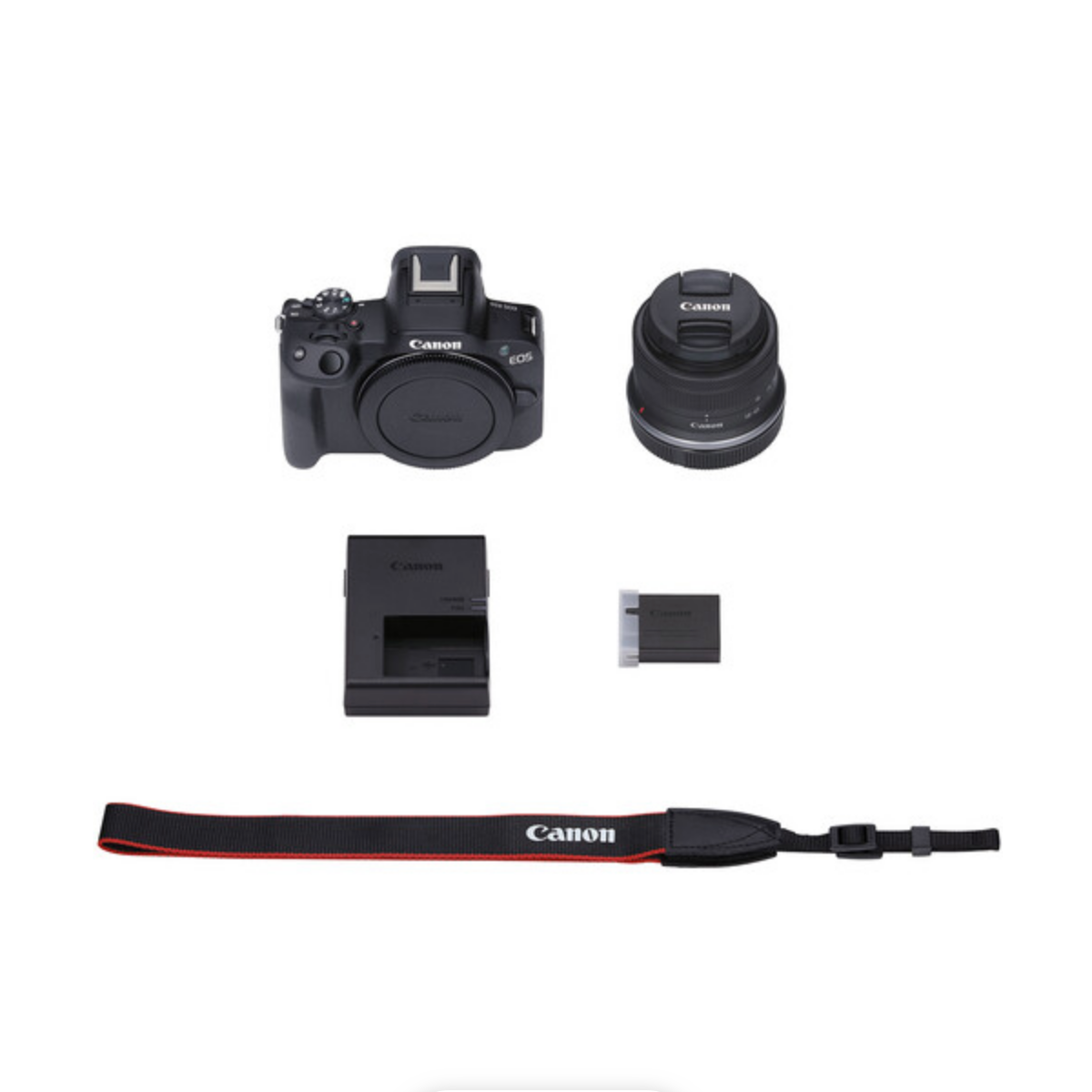 Canon EOS R50 Mirrorless Camera with RF-S 18-45mm f/4.5-6.3 IS STM Lens (Black) - Perfect for Vlogging, Travel Photography & Content Creation