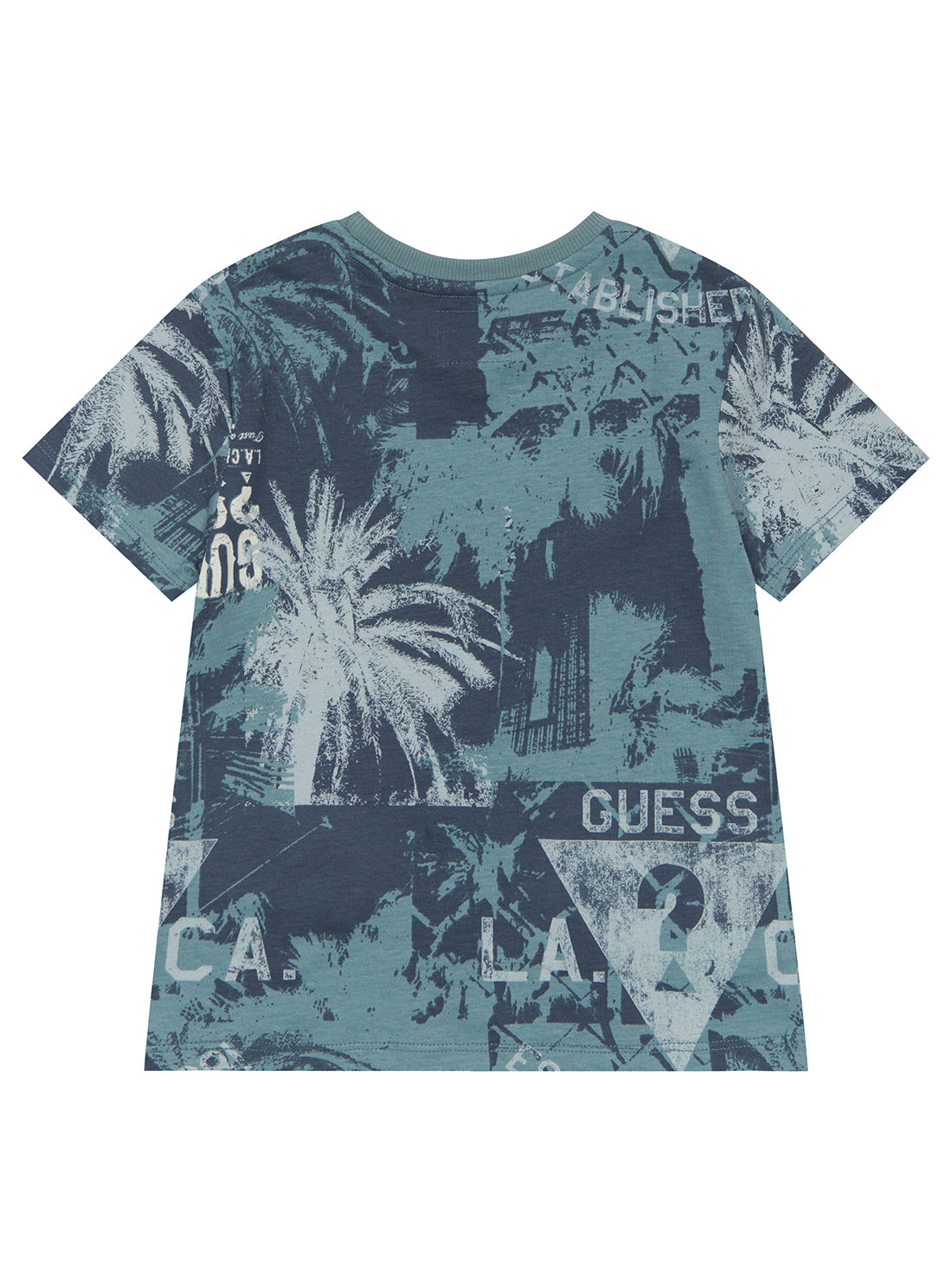 Blue Short Sleeve T-Shirt for Boys (Ages 2-7) - Comfortable Cotton Casual Tee for Playtime, School & Everyday Wear