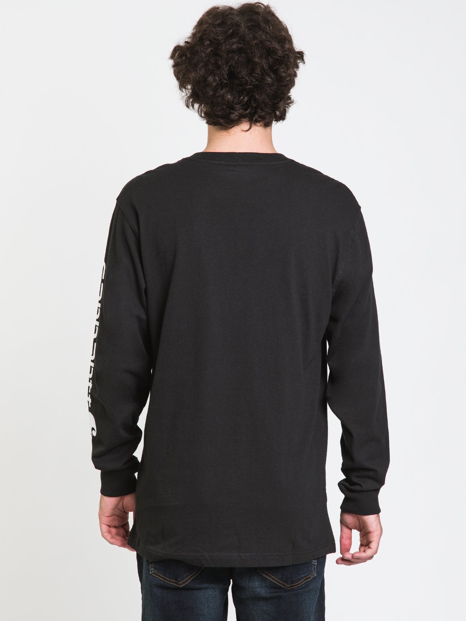 Carhartt Signature Long Sleeve T-Shirt for Men - Durable Workwear & Casual Wear - Perfect for Construction, Outdoor Activities & Everyday Comfort