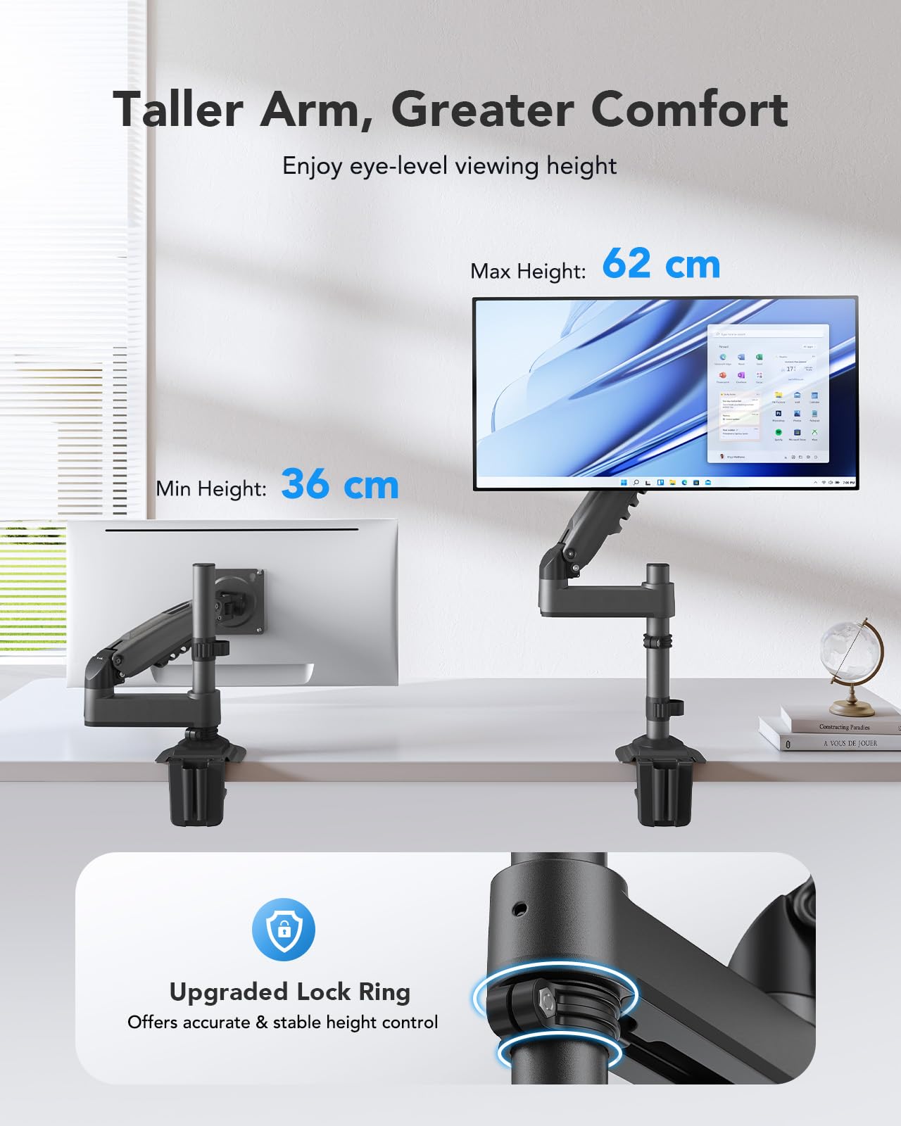 Adjustable Monitor Stand for 13-32