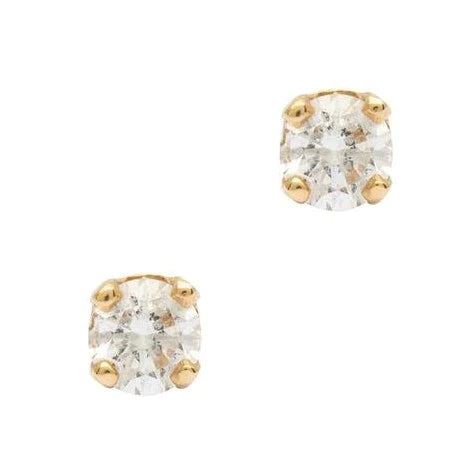 2.3mm Genuine Birthstone 14K Gold Stud Earrings for Women - Perfect Gift for Birthday, Anniversary & Everyday Wear