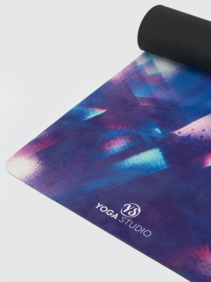 Eco-Friendly Vegan Suede Microfiber Yoga Mat 4mm - Non-Slip, Cushioned for Hot Yoga, Pilates & Home Workouts - Perfect for Beginners & Professionals