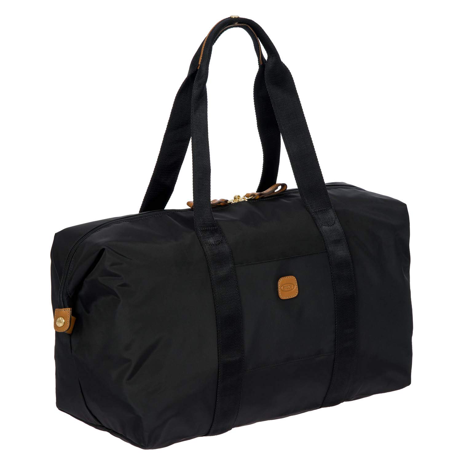 Bric's X-Bag/X-Travel 2.0 Foldable Duffel Bag - 18 Inch Carry On Luggage & Overnight Travel Bag - Lightweight & Durable - Perfect for Air Travel, Gym, Weekend Getaways (Black)