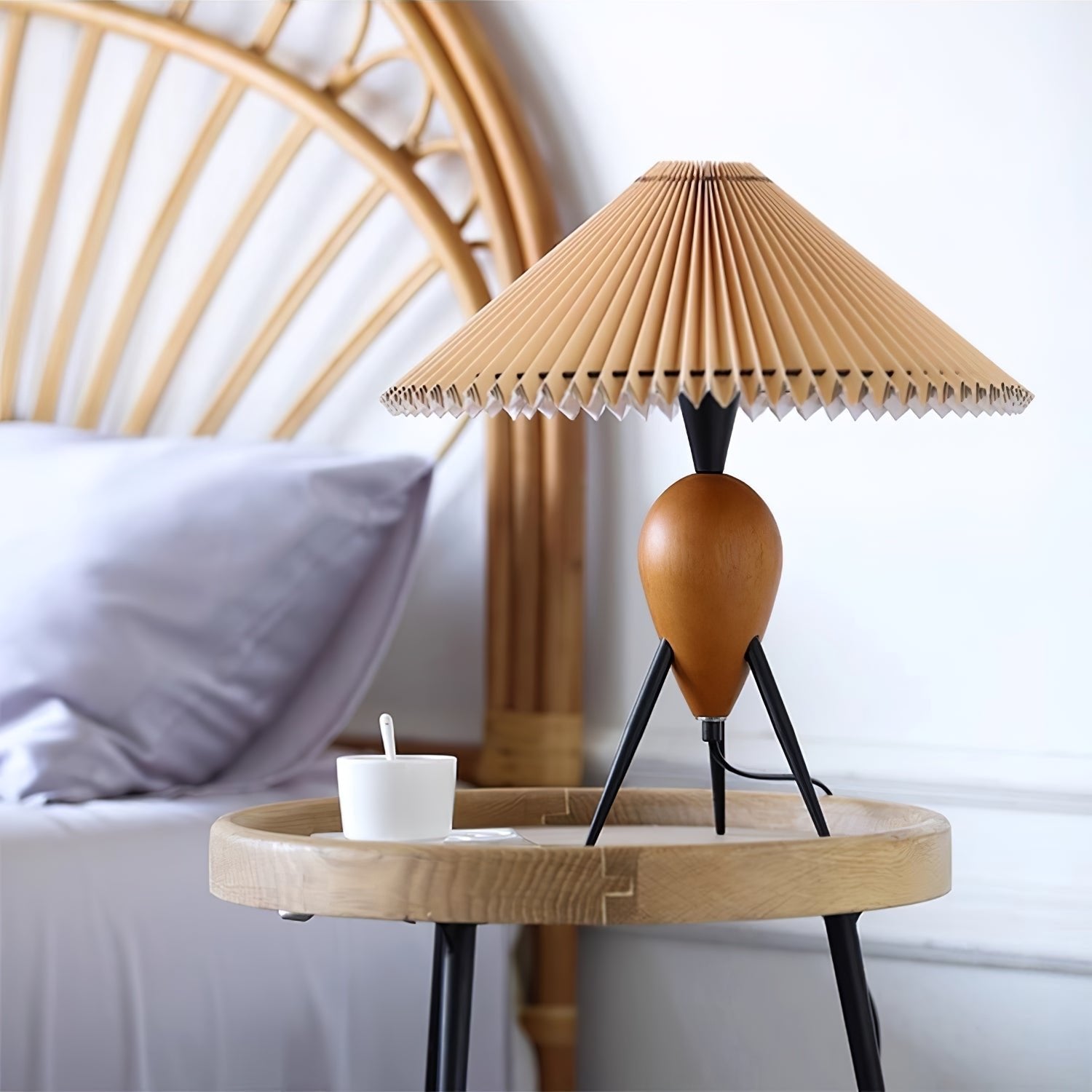 Modern LED Table Lamp for Bedroom & Living Room - Adjustable Brightness, USB Charging Port, Energy Saving - Perfect for Reading, Working, and Relaxing