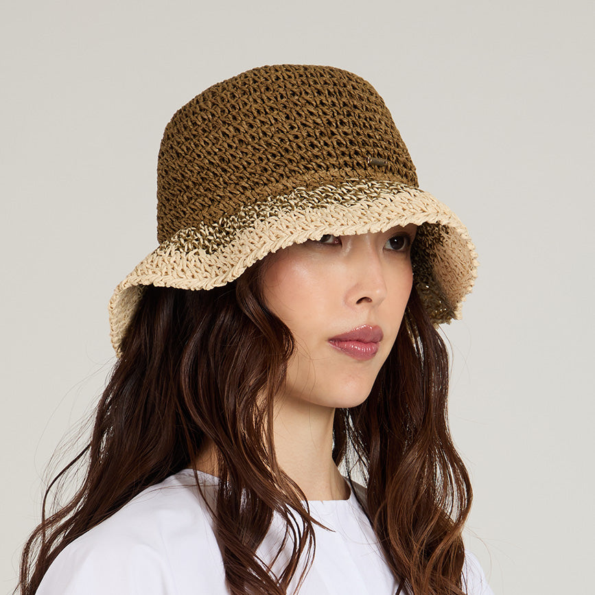 Bailey Crochet Bucket Hat for Women - Stylish Summer Sun Hat with Wide Brim, Boho Beach Hat for Outdoor Activities, Travel & Fashion Accessories