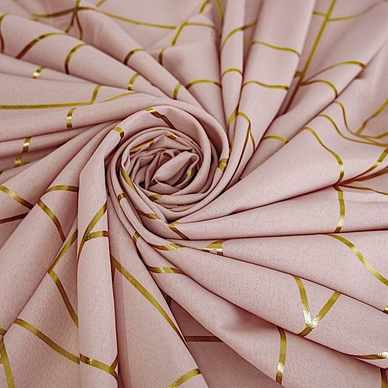 54x54 Inch Polyester Square Table Overlay with Metallic Geometric Design - Perfect for Wedding, Party, and Home Decor
