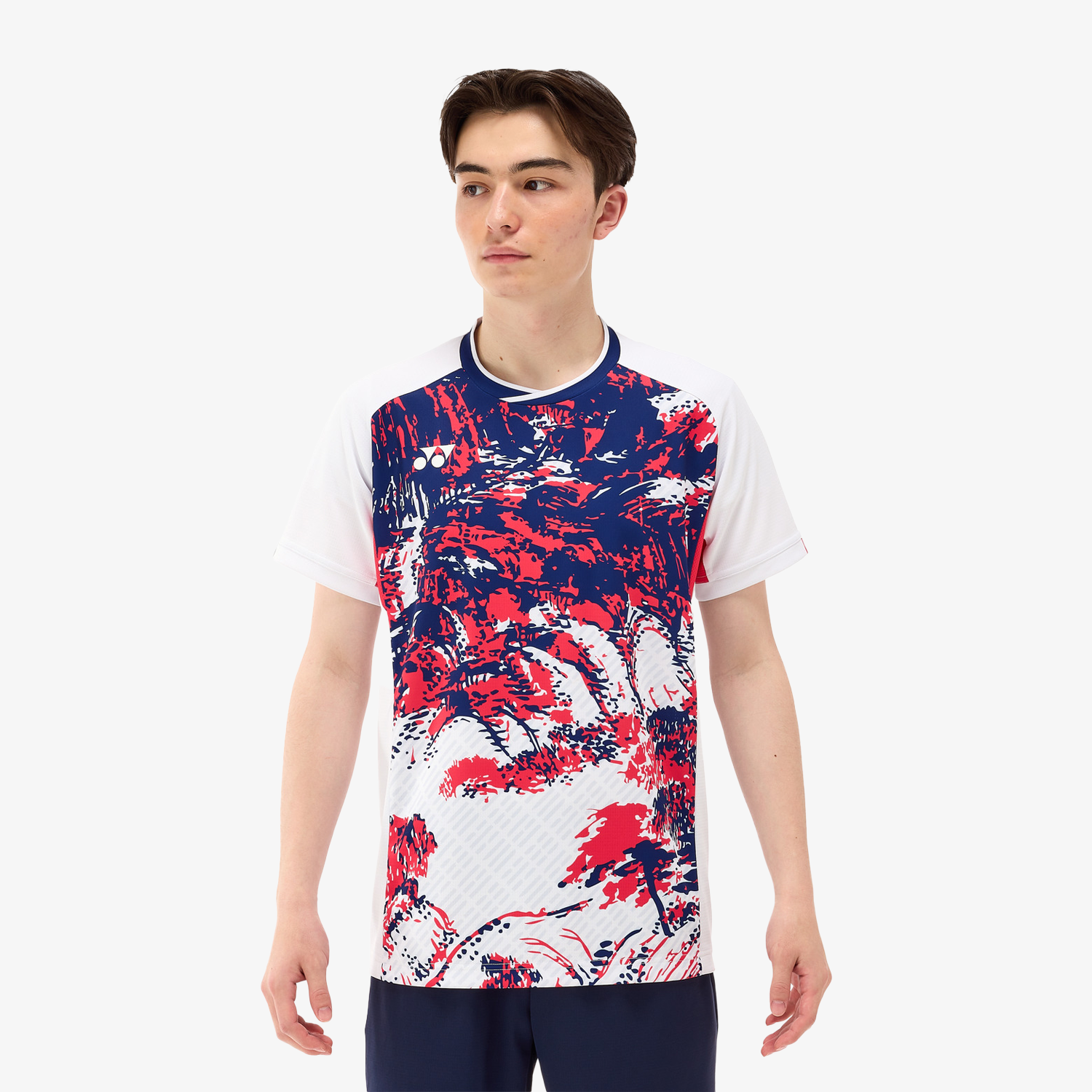 Yonex Men's Tennis Shirt 10593 - Breathable White Performance Polo for Sports & Casual Wear