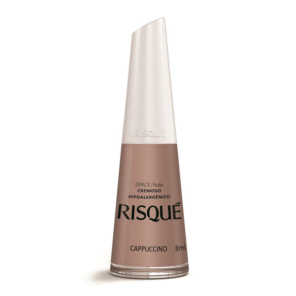 Risque Niasi Nail Polish - Cappuccino Brown Long Lasting Gel Nail Varnish for Women, Salon Quality Manicure at Home, Perfect for Parties & Special Occasions
