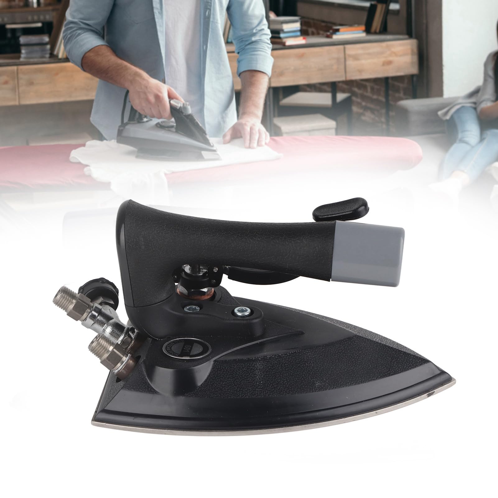 Industrial Full Steam Iron for Clothing Factory & Dry Cleaning Shop - Heavy Duty Pressing Machine for Garment Manufacturing, Laundry & Textile Industry - Perfect for Professional Steam Pressing & Fabric Smoothing