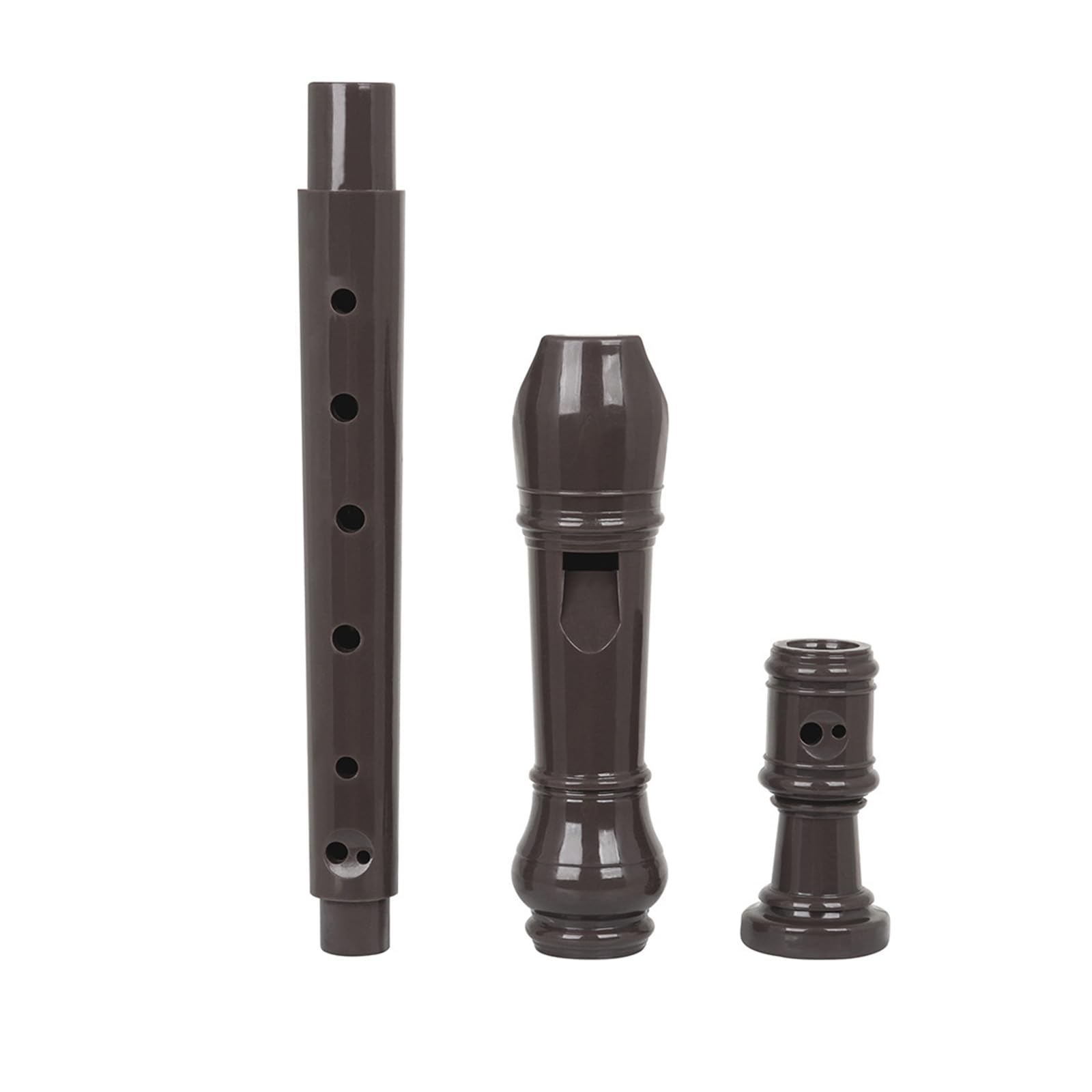 8 Hole Detachable Soprano Recorder Wooden Wind Flute - Perfect for Music Lessons, Beginners & Classroom Performances