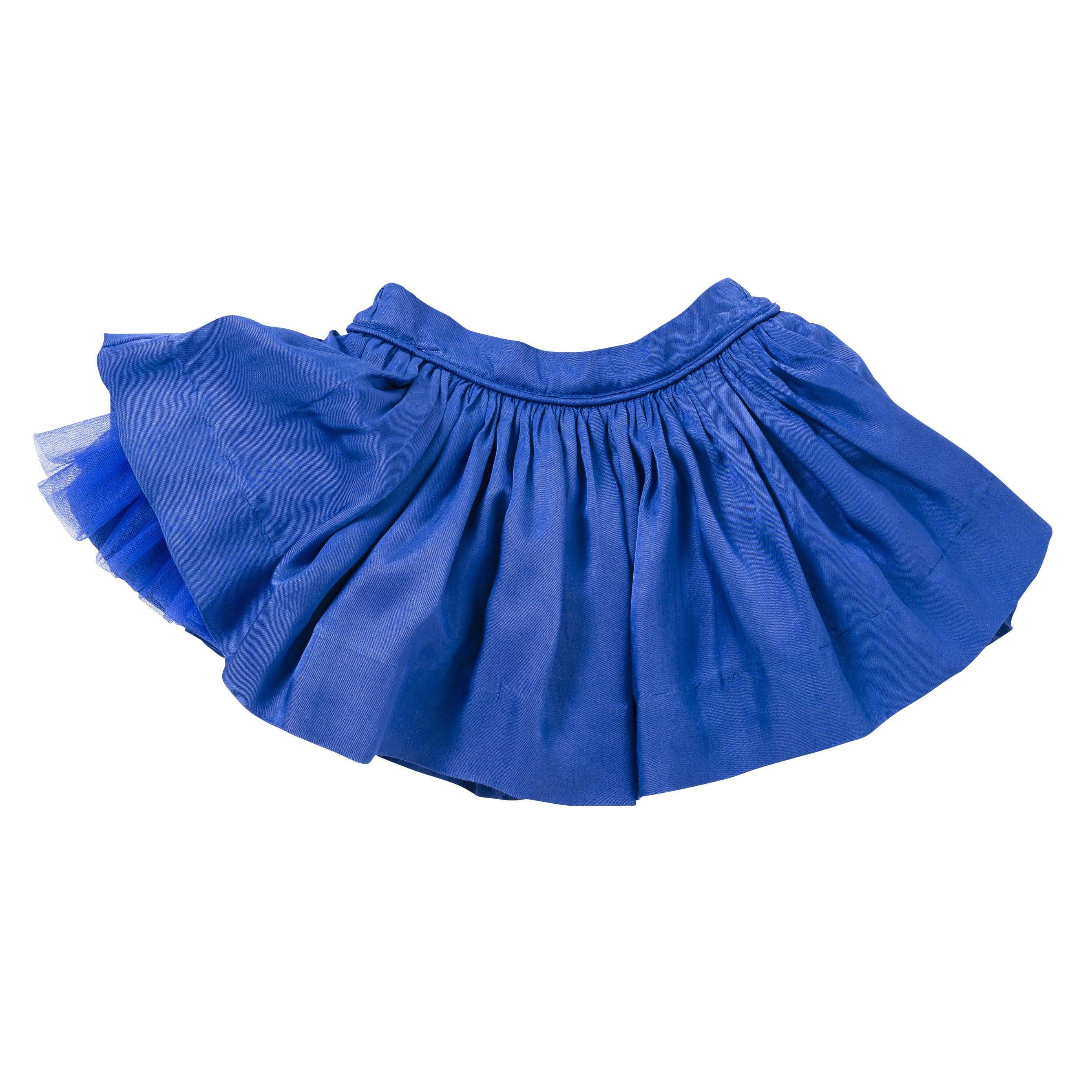 Blue Celebrate Pocket Skirt - Stylish Women's Fashion Skirt with Pockets for Everyday Wear, Office, and Casual Outings