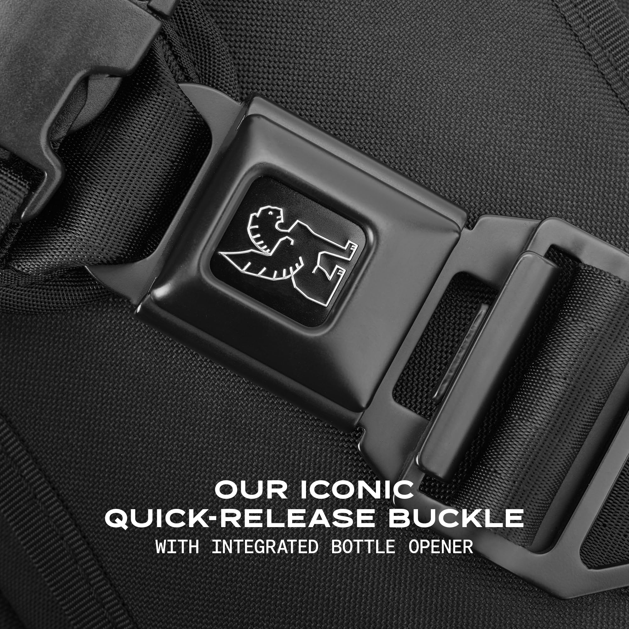 Chrome Industries Kadet Sling Messenger Bag - Unisex Crossbody Backpack with Quick Release Buckle for Commuting, Travel & Everyday Use