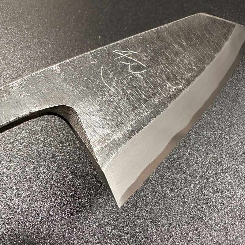 Premium HATSUKOKORO Shirasagi Kurochi Aogami #2 165mm Kiritsuke Deba Knife - High Carbon Steel Japanese Chef Knife for Sushi, Sashimi & Precision Cutting (No Handle) - Perfect for Professional Chefs & Home Cooking Enthusiasts