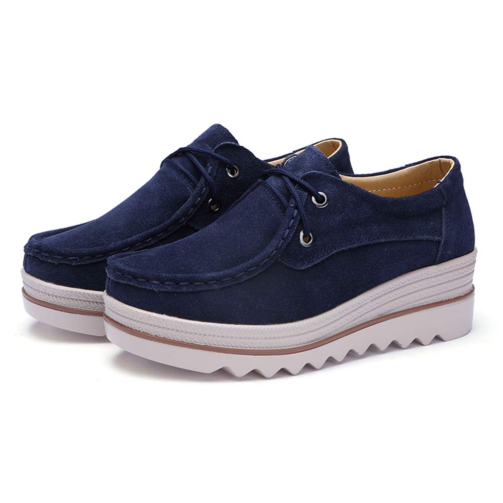 Ruiatoo Women's Slip-On Loafers - Comfortable Thick Soft Platform Shoes for Business Casual & Walking | Office Work, Travel & Daily Wear