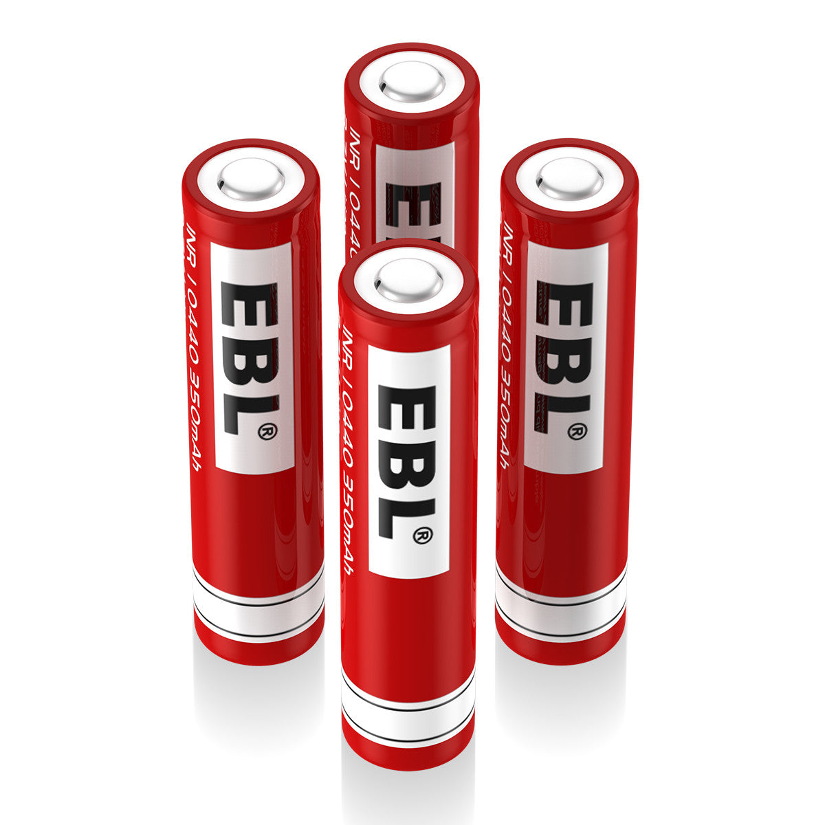 EBL 10440 3.7V 350mAh Lithium Ion Rechargeable Batteries - Long Lasting Power for Flashlights, Toys, and Electronic Devices