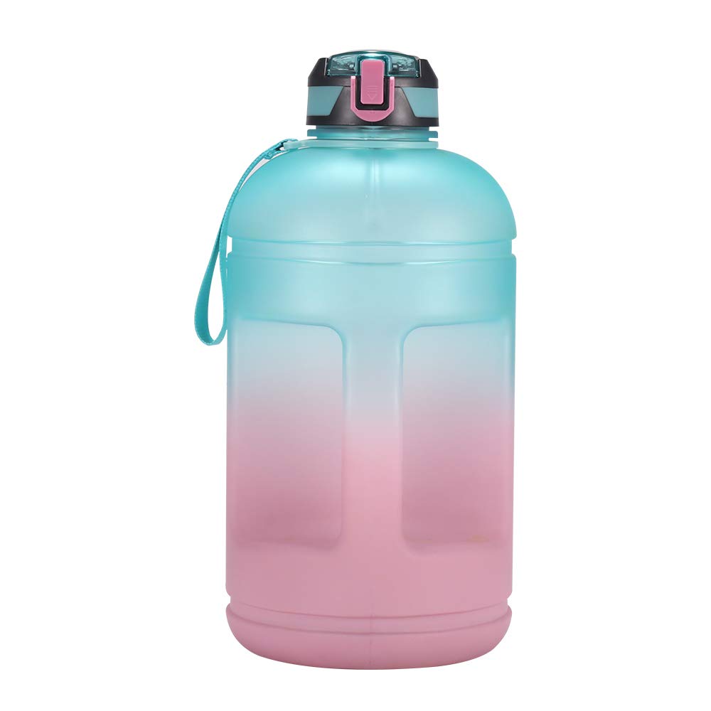 **MengK 1 Gallon (3.78L) Large Portable Sports Water Bottle – Insulated Leak-Proof Drinking Jug for Gym, Hiking, Camping & Outdoor Activities**