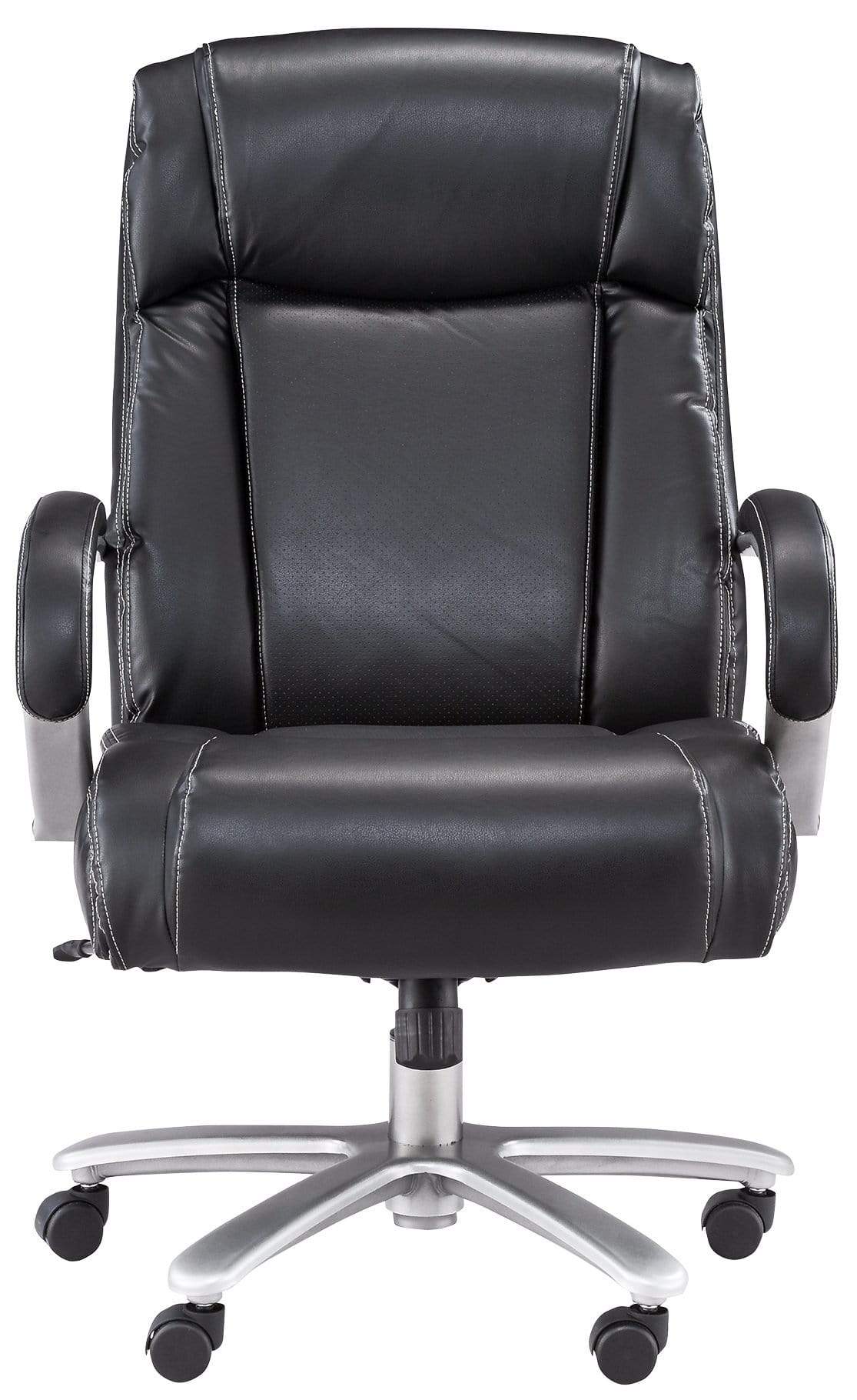 Safco Lineage Big & Tall High Back Executive Office Chair - 500 lb Weight Capacity [3502BL] - Ergonomic Support for Plus-Size Professionals & Home Office Workers