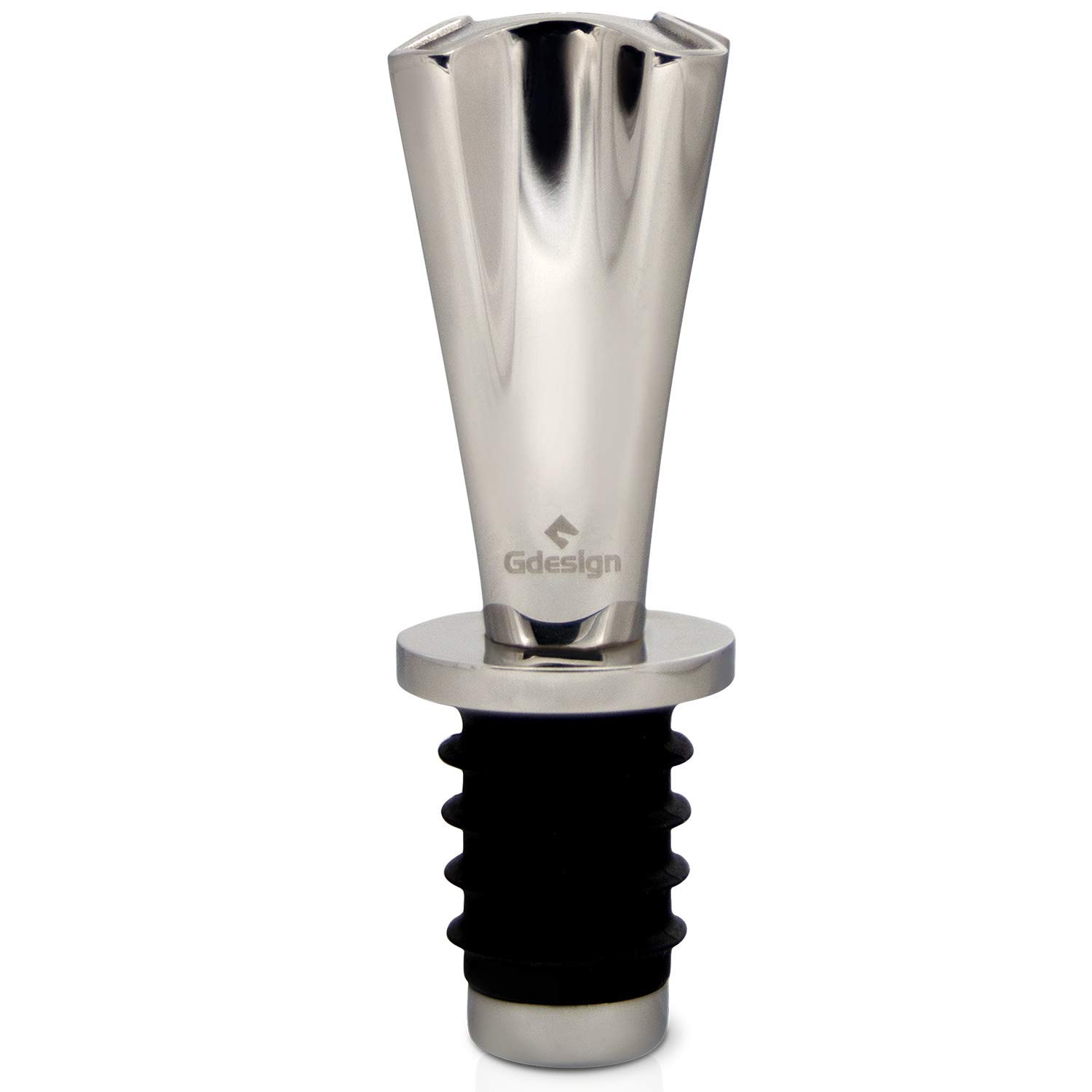 Premium Stainless Steel Wine Stopper - Reusable Wine Saver & Beverage Preserver with Classic Cross Design | Perfect for Red Wine, White Wine, Champagne & Home Bar Accessories