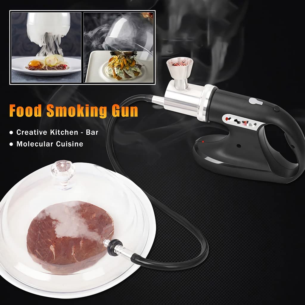 Premium Cocktail Smoker Kit with USB Charging Bubble Machine - DIY Smoke & Bubbles Maker for Cocktail Drinks, Whiskey, Bourbon | Perfect for Home Bars, Outdoor BBQs & Party Entertaining