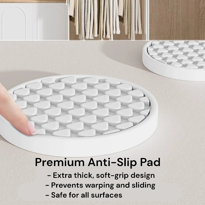 Alana 1.1 Inch Adjustable Metal Spring Tension Curtain Rod - Perfect for Windows, Doors, and Closet Organization