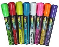 NeoChalk Liquid Chalk Marker - Chisel Tip, Vibrant Green, Non-Toxic & Erasable - Perfect for Whiteboards, Glass, Windows & DIY Crafts