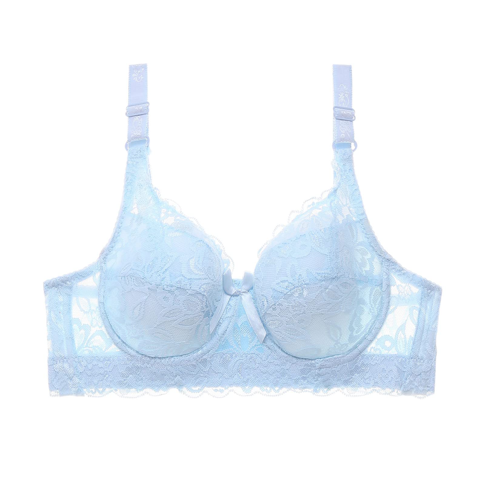 Sexy Lace Push Up Bras for Women - 3 Pack Adjustable Straps & Comfortable Underwire - Plus Size Lingerie for Everyday Wear & Special Occasions