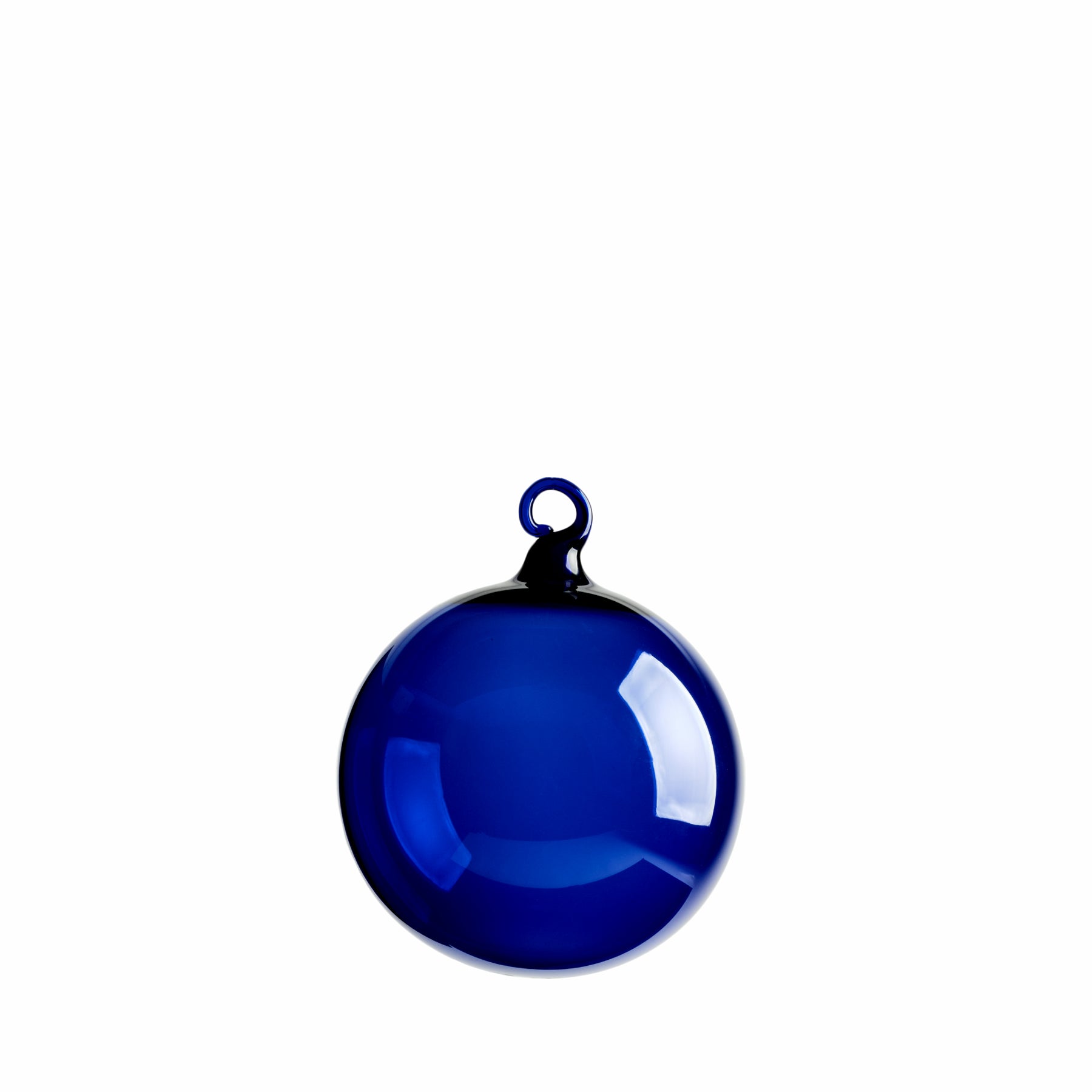 Lyons Blue Medium Ornament Balls - Elegant Home Decor for Christmas Tree, Party, and Wedding Decoration