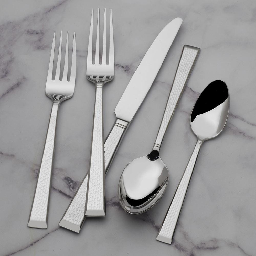 Kyler 20-Piece Stainless Steel Flatware Set - Service for 4 - Elegant Dinnerware for Everyday Use & Special Occasions