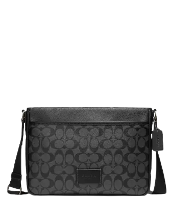 Coach District Crossbody Bag in Signature Canvas - Stylish & Durable Leather Shoulder Purse for Women, Perfect for Work, Travel & Everyday Use