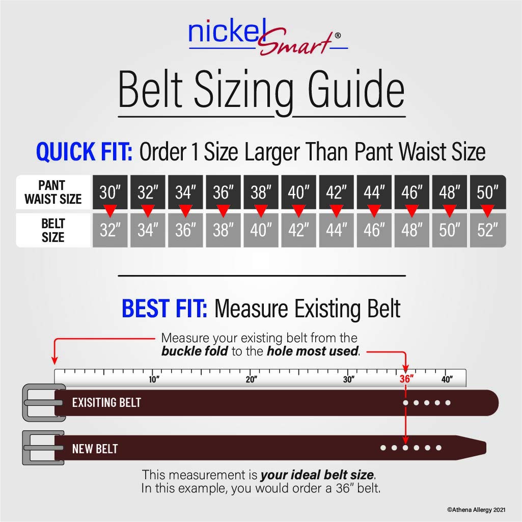 Premium Carbon Fiber Wide Pin Full Grain Leather Belt - Non-Metal, USA Made, TSA Friendly, Nickel Free Buckle | Durable Dress Belt for Business, Travel & Formal Occasions