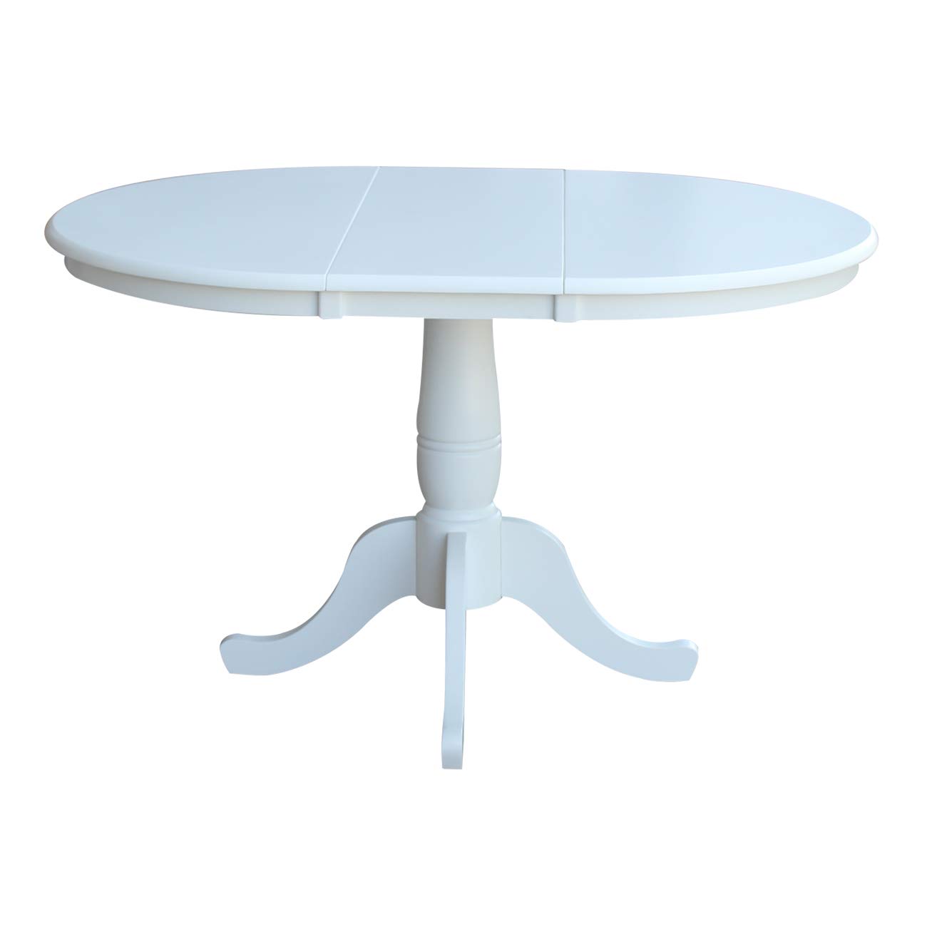 International Concepts White Dining Table - Modern Kitchen & Dining Room Furniture for Home Decor